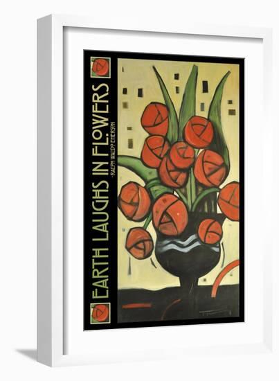 Roses in Vase Poster-Tim Nyberg-Framed Giclee Print