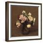 Roses 'La France', 1895 (Oil on Canvas)-Ignace Henri Jean Fantin-Latour-Framed Giclee Print
