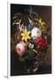 Roses, Lilies, Pansies and Other Flowers in a Vase-Johan Laurents Jensen-Framed Giclee Print