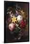 Roses, Lilies, Pansies and Other Flowers in a Vase-Johan Laurents Jensen-Framed Giclee Print