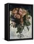 Roses mousseuses-Pierre-Auguste Renoir-Framed Stretched Canvas