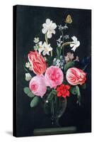 Roses, Narcissi, Tulips and Other Flowers-Christiaan Luykx-Stretched Canvas