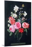 Roses, Narcissi, Tulips and Other Flowers-Christiaan Luykx-Mounted Giclee Print