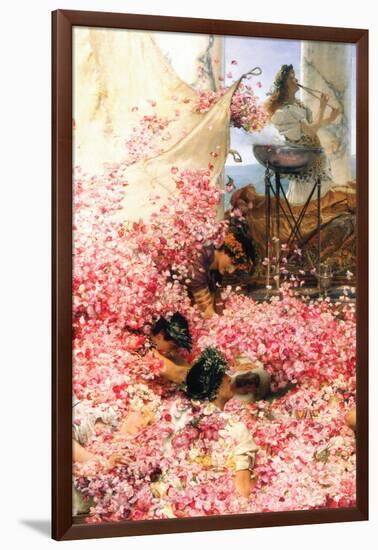 Roses of Heliogabalus-Sir Lawrence Alma-Tadema-Framed Art Print