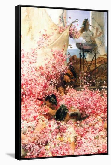 Roses of Heliogabalus-Sir Lawrence Alma-Tadema-Framed Stretched Canvas