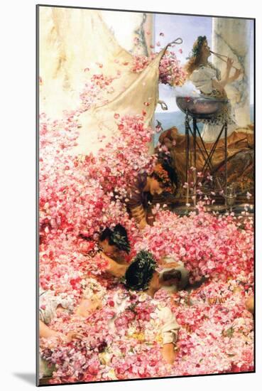 Roses of Heliogabalus-Sir Lawrence Alma-Tadema-Mounted Art Print