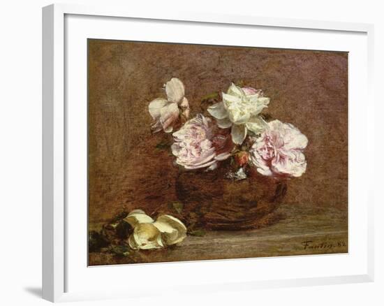 Roses of Nice, 1882-Ignace Henri Jean Fantin-Latour-Framed Giclee Print