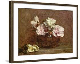 Roses of Nice, 1882-Ignace Henri Jean Fantin-Latour-Framed Giclee Print