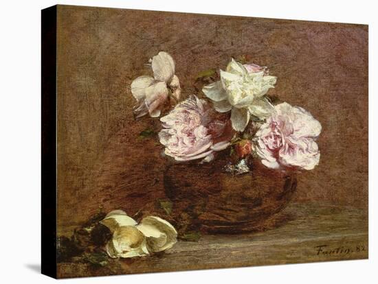 Roses of Nice, 1882-Ignace Henri Jean Fantin-Latour-Stretched Canvas