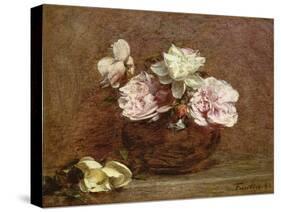 Roses of Nice, 1882-Ignace Henri Jean Fantin-Latour-Stretched Canvas