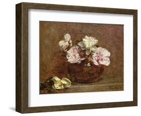 Roses of Nice, 1882-Ignace Henri Jean Fantin-Latour-Framed Giclee Print