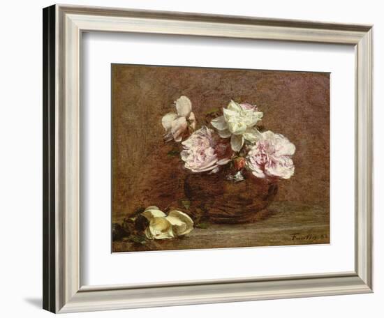 Roses of Nice, 1882-Ignace Henri Jean Fantin-Latour-Framed Giclee Print