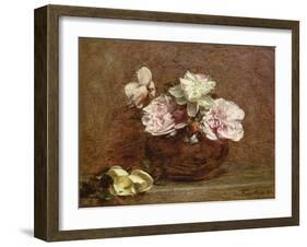 Roses of Nice, 1882-Ignace Henri Jean Fantin-Latour-Framed Giclee Print