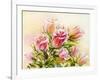 Roses, Oil Painting on Canvas-Valenty-Framed Art Print