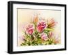 Roses, Oil Painting on Canvas-Valenty-Framed Art Print