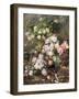 Roses on a River Bank-Madeleine Lemaire-Framed Giclee Print