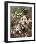 Roses on a River Bank-Madeleine Lemaire-Framed Giclee Print