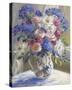 Roses on a Window Sill-Elizabeth Parsons-Stretched Canvas