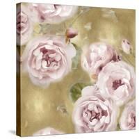 Roses on Gold II-Joanna Lane-Stretched Canvas
