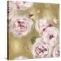 Roses on Gold II-Joanna Lane-Stretched Canvas