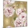 Roses on Gold II-Joanna Lane-Mounted Art Print