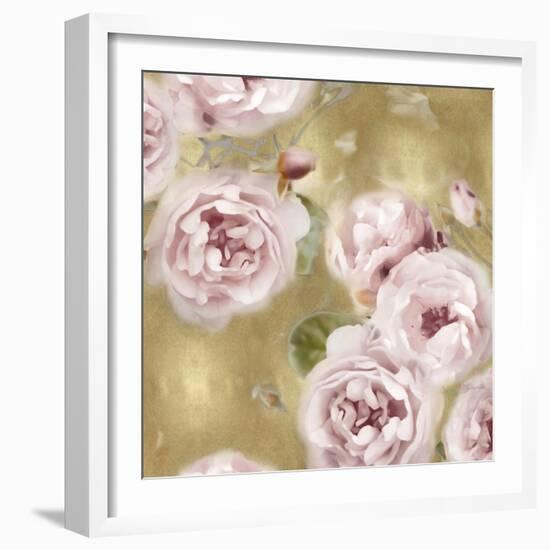 Roses on Gold II-Joanna Lane-Framed Art Print