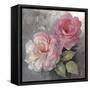 Roses on Gray I Crop-Peter McGowan-Framed Stretched Canvas