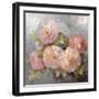 Roses on Gray III Crop-Peter McGowan-Framed Art Print