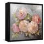 Roses on Gray III Crop-Peter McGowan-Framed Stretched Canvas