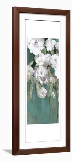 Roses on Teal II-Asia Jensen-Framed Art Print