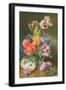 Roses, Poppy and Pelargonia-James Holland-Framed Giclee Print