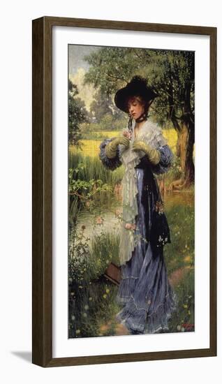 Roses Softly Blooming-William Sidney Cooper-Framed Giclee Print