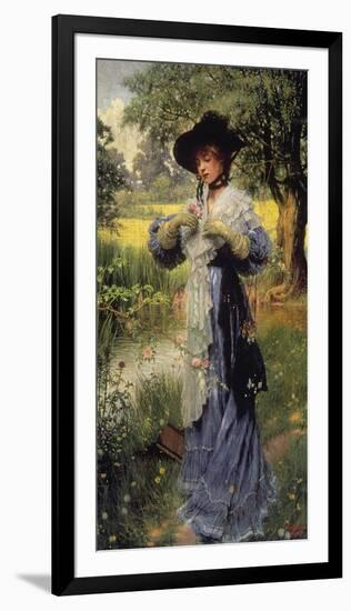 Roses Softly Blooming-William Sidney Cooper-Framed Giclee Print