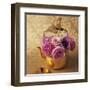 Roses, Teapot and Butterfly-Louis Gaillard-Framed Art Print