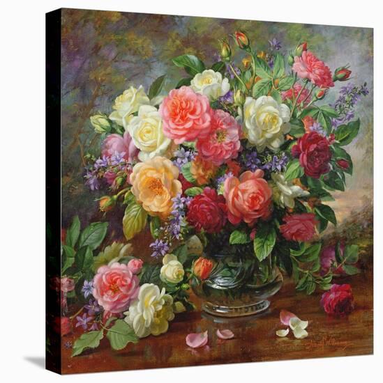 Roses - the Perfection of Summer-Albert Williams-Stretched Canvas