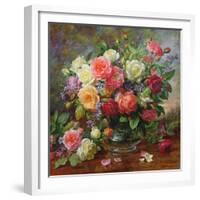 Roses - the Perfection of Summer-Albert Williams-Framed Giclee Print