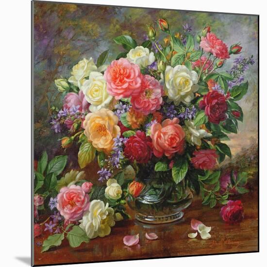 Roses - the Perfection of Summer-Albert Williams-Mounted Giclee Print
