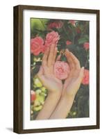 Roses Touch-Michalina Wozniak-Framed Photographic Print