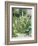 Roses Tremieres (Hollyhocks), 1884-Berthe Morisot-Framed Premium Giclee Print