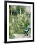 Roses Tremieres (Hollyhocks), 1884-Berthe Morisot-Framed Giclee Print