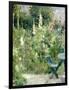 Roses Tremieres (Hollyhocks), 1884-Berthe Morisot-Framed Giclee Print