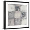 Roses Variation in Grey-Anna Flores-Framed Art Print