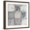 Roses Variation in Grey-Anna Flores-Framed Art Print