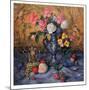 Roses with Blue Vase-Francie Botke-Mounted Art Print