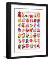 Roses-null-Framed Art Print