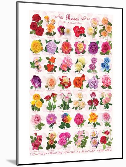 Roses-null-Mounted Art Print