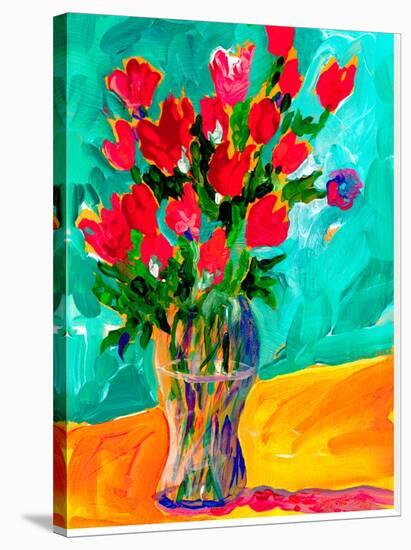 Roses-Sunshine Taylor-Stretched Canvas