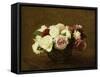 Roses-Henri Fantin-Latour-Framed Stretched Canvas