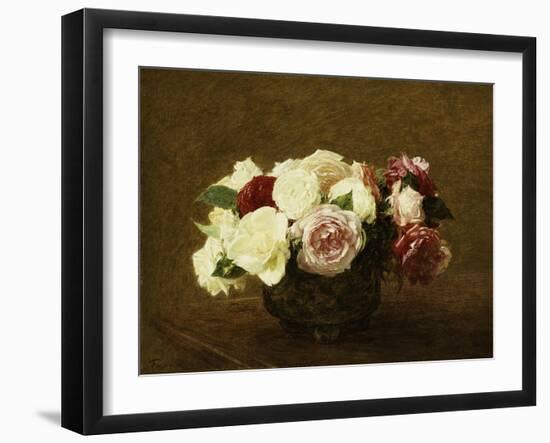 Roses-Henri Fantin-Latour-Framed Giclee Print