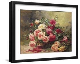 Roses-Albert Tibule Furcy de Lavault-Framed Giclee Print